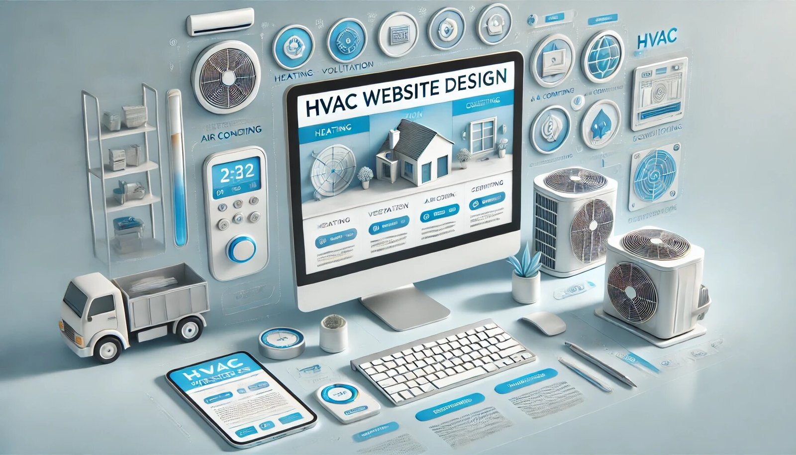 HVAC website design