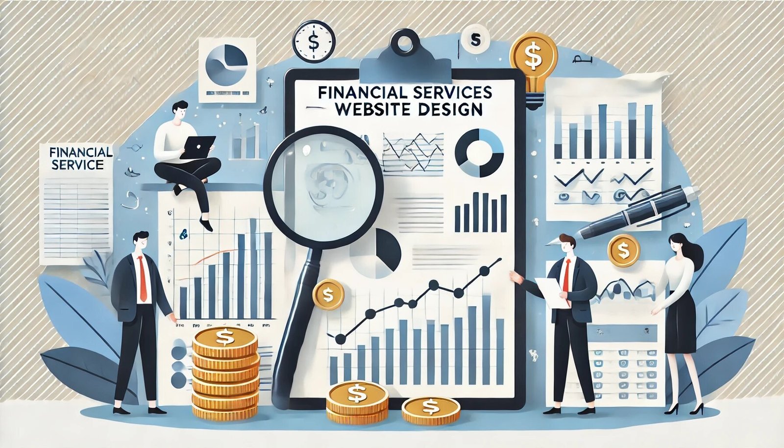 financial services website design