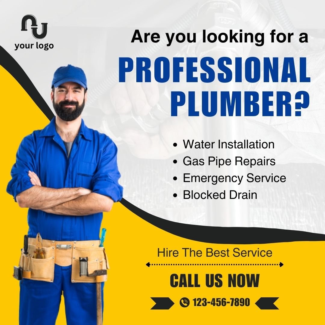 plumber social media example